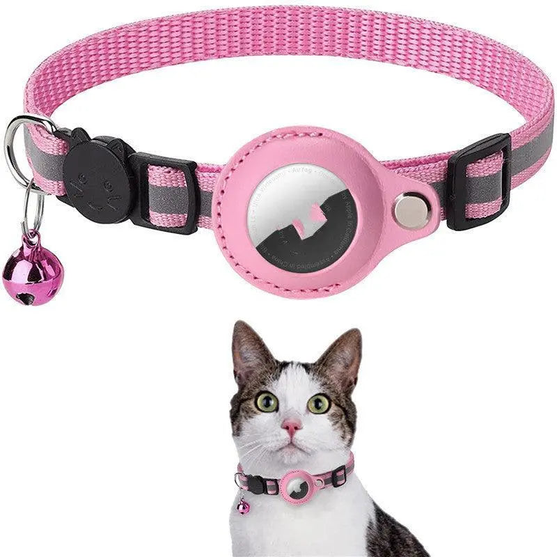 Durable pet AirTag holder case designed to securely attach tracking devices to pet collars for easy location tracking.