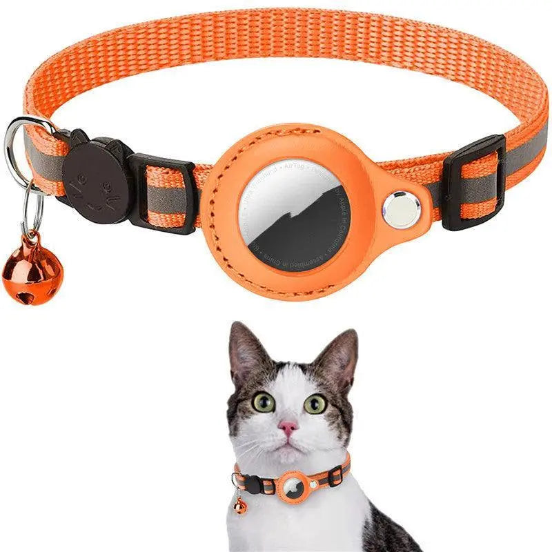 Durable pet AirTag holder case designed to securely attach tracking devices to pet collars for easy location tracking.