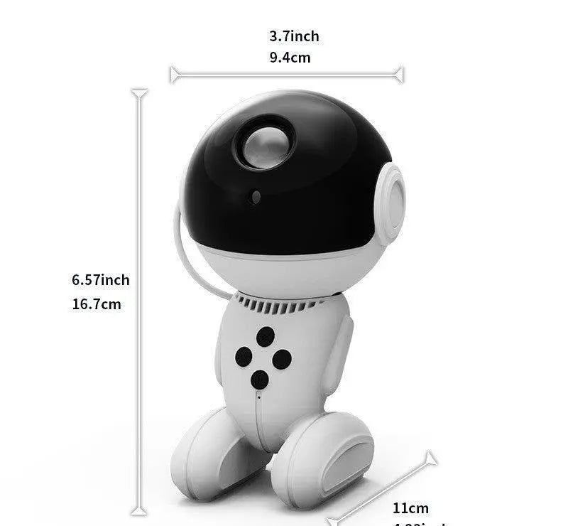 Robot star light projection device for creating enchanting night sky displays, available at High Tech Trends.