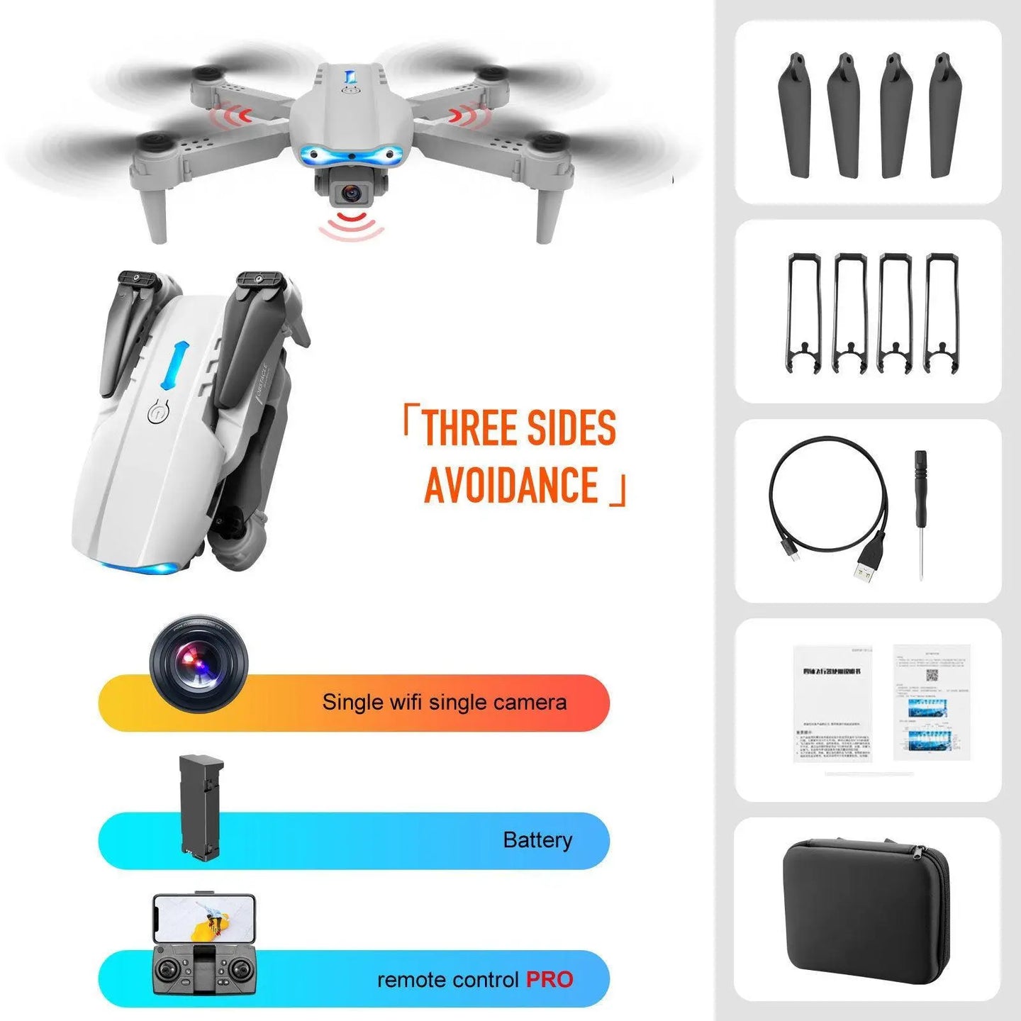 Dual Camera Remote Control with simultaneous camera operation and easy remote access