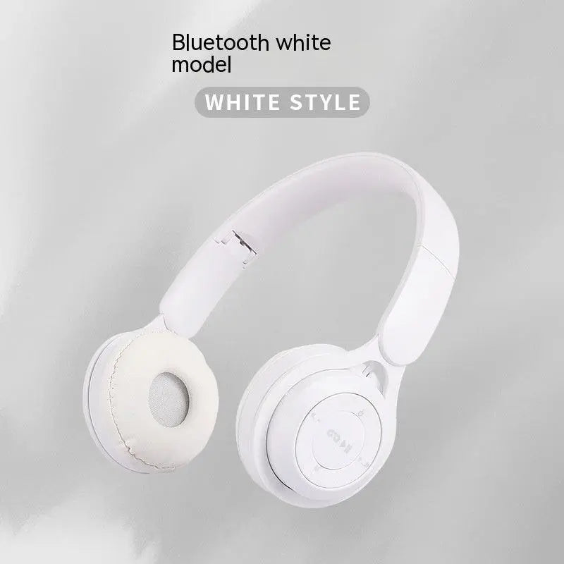 Foldable wireless headset with extra bass for an immersive audio experience, available at High Tech Trends.

