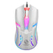 Wired backlit USB mouse for precision control and comfort during use, available at High Tech Trends.

