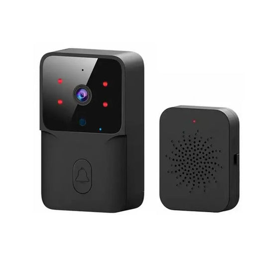 Smart video doorbell with monitoring capabilities for enhanced home security, available at High Tech Trends.