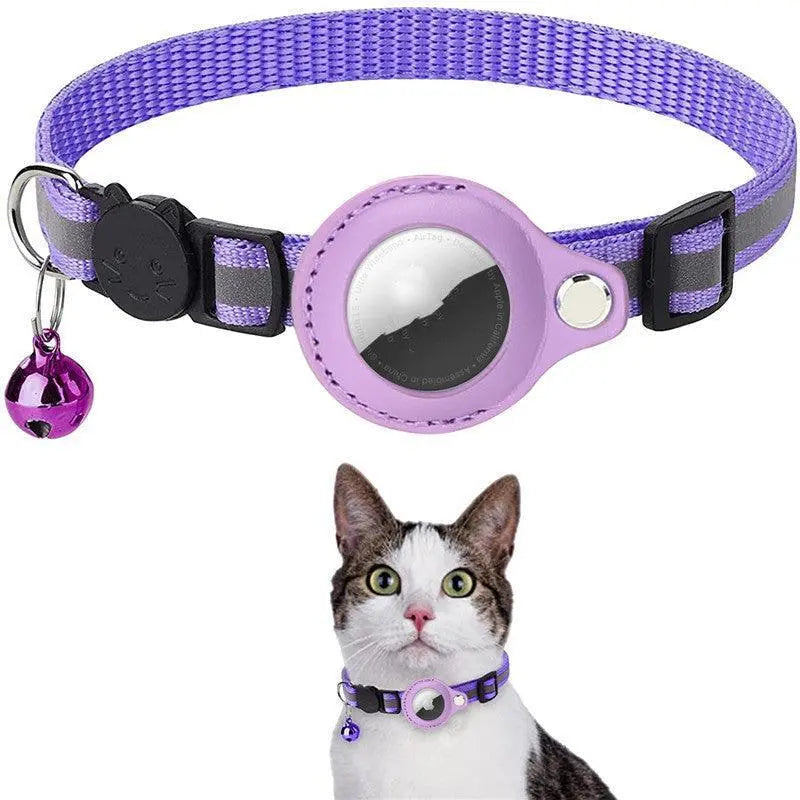 Durable pet AirTag holder case designed to securely attach tracking devices to pet collars for easy location tracking.
